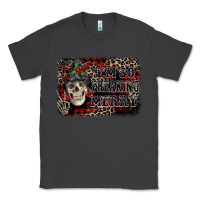 Smoke I'm so freaking merry skeleton messy bun Classic Tee - NancyCooperArtShop