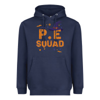 Navy pe squad witch halloween pe teacher matching Heavyweight Hoodie - trangStudio