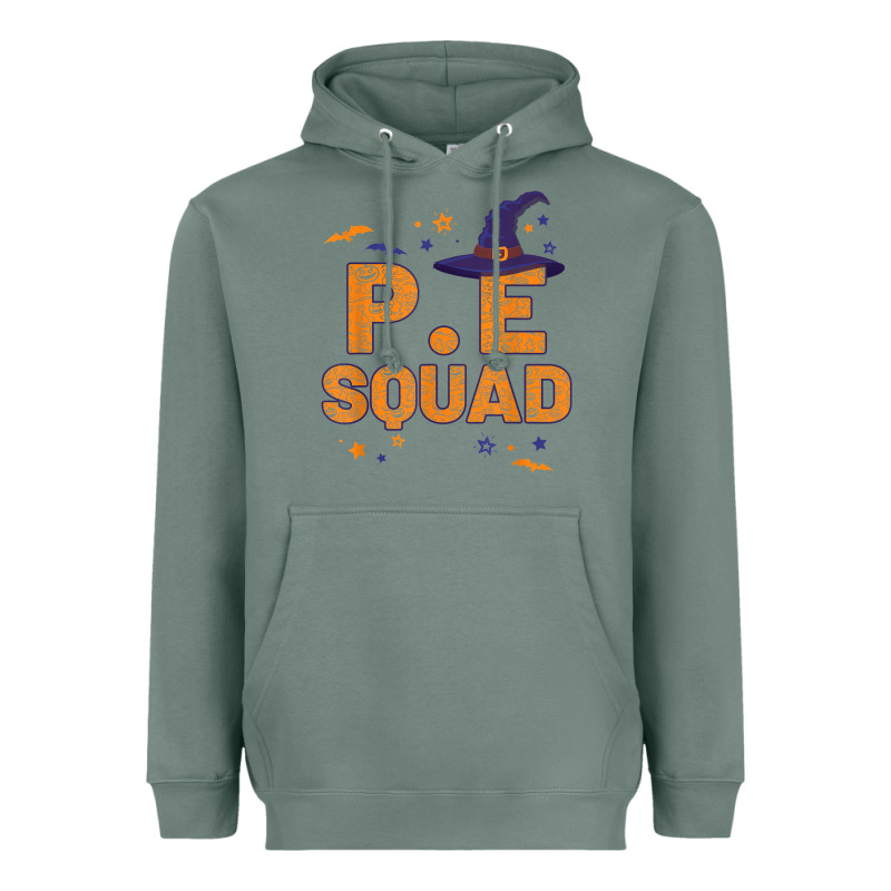 Pe Squad Witch Halloween Pe Teacher Matching Heavyweight Hoodie by trangStudio | Teevron