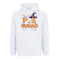 White pe squad witch halloween pe teacher matching Heavyweight Hoodie - trangStudio