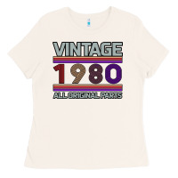 Bone Vintage 1980 Birthday Ladies Tee - Bettercallsaul