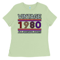Matcha Vintage 1980 Birthday Ladies Tee - Bettercallsaul