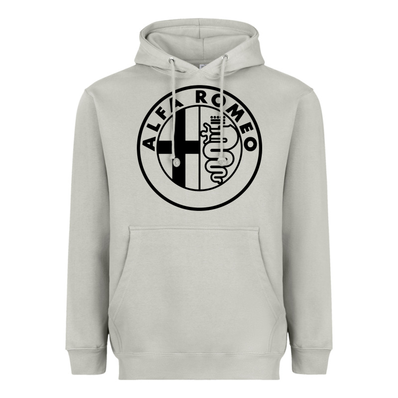 Alfa Racing Big Heavyweight Hoodie by PixelFlow | Teevron