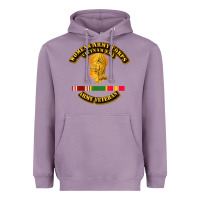 Lavender Womens Army Corps Vietnam Era Veteran Mother Day Gift Heavyweight Hoodie - trangStudio