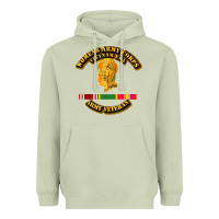 Matcha Womens Army Corps Vietnam Era Veteran Mother Day Gift Heavyweight Hoodie - trangStudio