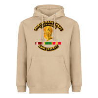 Mushroom Womens Army Corps Vietnam Era Veteran Mother Day Gift Heavyweight Hoodie - trangStudio