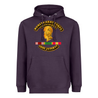 Plum Womens Army Corps Vietnam Era Veteran Mother Day Gift Heavyweight Hoodie - trangStudio