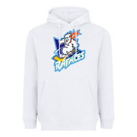 White Quebec Rafales Heavyweight Hoodie - PixelFlow
