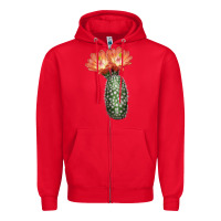 Red King Cup Cactus Zipper Hoodie - LillyAllenDesigns