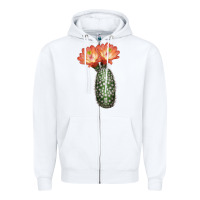 White King Cup Cactus Zipper Hoodie - LillyAllenDesigns
