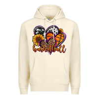 Sandshell basketball hearts Premium Hoodie - Jasminsmagicworld