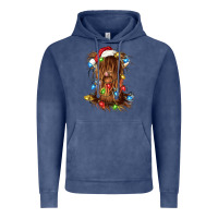 Vintage Denim christmas heifer cow gnome Vintage Hoodie - CowGirlArtShop