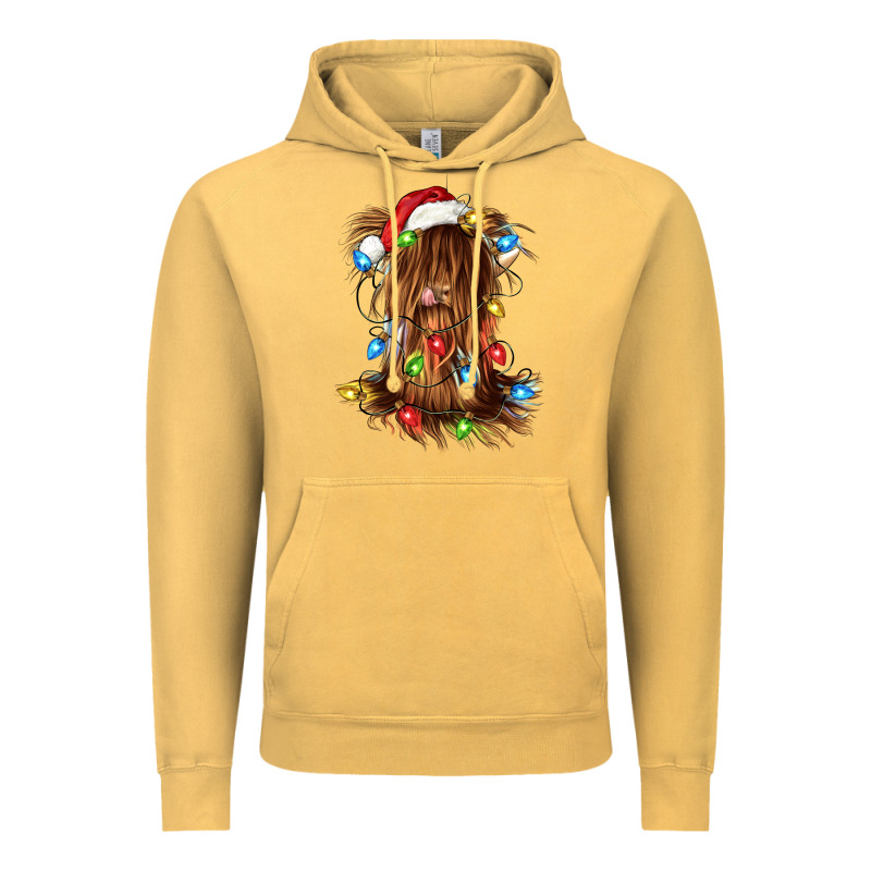 Christmas Heifer Cow Gnome Vintage Hoodie by CowGirlArtShop | Teevron