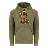 Vintage Olive christmas heifer cow gnome Vintage Hoodie - CowGirlArtShop