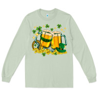 Matcha St. Patrick's Day beer Long Sleeve Tee - HowdyJamesFarm