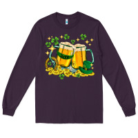 Plum St. Patrick's Day beer Long Sleeve Tee - HowdyJamesFarm