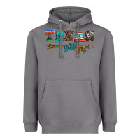 Storm texas girl serape turquoise leopard cowhide arrow Heavyweight Hoodie - Artiststas