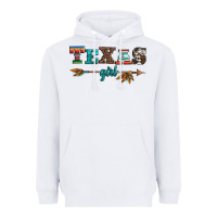 White texas girl serape turquoise leopard cowhide arrow Heavyweight Hoodie - Artiststas