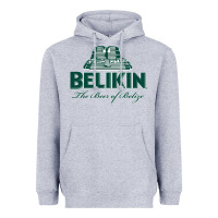 Heather Grey Belikin Beer Heavyweight Hoodie - trangStudio