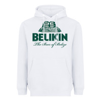 White Belikin Beer Heavyweight Hoodie - trangStudio