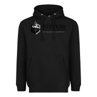 Black stevens institute of technology Heavyweight Hoodie - SnappyArt