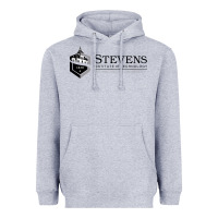 Heather Grey stevens institute of technology Heavyweight Hoodie - SnappyArt