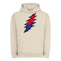 Pigment French Oak Lazy Lightning Bolt Urban Hoodie - InspiraDesign
