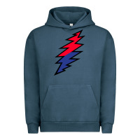 Pigment Midnight Navy Lazy Lightning Bolt Urban Hoodie - InspiraDesign