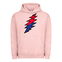 Pigment Salmon Lazy Lightning Bolt Urban Hoodie - InspiraDesign