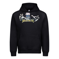 Black Megadeath caught Urban Hoodie - InspiraDesign