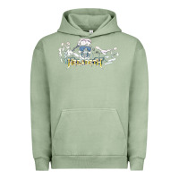 Pigment Oil Green Megadeath caught Urban Hoodie - InspiraDesign