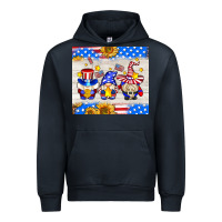 Navy American gnomes Urban Hoodie - AdoDesignShop