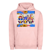 Pigment Salmon American gnomes Urban Hoodie - AdoDesignShop