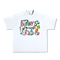 White Every Bunnys Favorite Kid Urban Heavy Tee - RanaPortraitStore