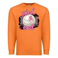 Carrot Pink Out Volleyball Premium Sweatshirt - BarkalooDesign
