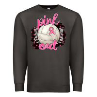 Smoke Pink Out Volleyball Premium Sweatshirt - BarkalooDesign