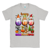 Moon Dust Happy Hallothanksmas wine glasses and gnomes Classic Tee - texasbilliewilder