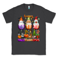 Smoke Happy Hallothanksmas wine glasses and gnomes Classic Tee - texasbilliewilder