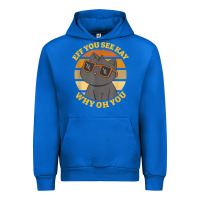 Cobalt funny retro sunset eff you see kay why oh you cat lovers t shirt Urban Hoodie - ArtChic