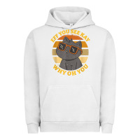 Pigment Lunar Rock funny retro sunset eff you see kay why oh you cat lovers t shirt Urban Hoodie - ArtChic