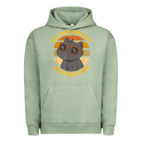 Pigment Oil Green funny retro sunset eff you see kay why oh you cat lovers t shirt Urban Hoodie - ArtChic