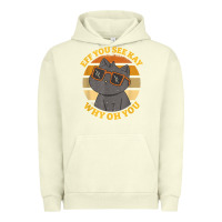 Pigment Pistachio funny retro sunset eff you see kay why oh you cat lovers t shirt Urban Hoodie - ArtChic
