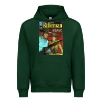 Forest Green The Rifleman Retro Western Urban Hoodie - ArtChic