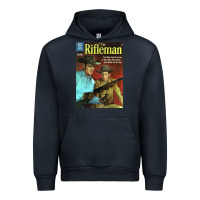 Navy The Rifleman Retro Western Urban Hoodie - ArtChic