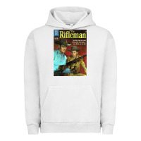 Pigment Lunar Rock The Rifleman Retro Western Urban Hoodie - ArtChic