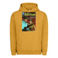 Pigment Peanut Butter The Rifleman Retro Western Urban Hoodie - ArtChic