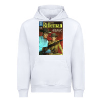 White The Rifleman Retro Western Urban Hoodie - ArtChic