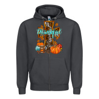 Smoke thankful cross Zipper Hoodie - RacoonDesign