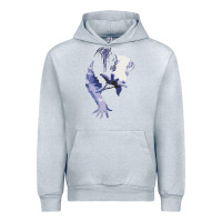 Heather Grey sadako 1 Urban Hoodie - ArtChic