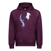 Mauve Wine sadako 1 Urban Hoodie - ArtChic